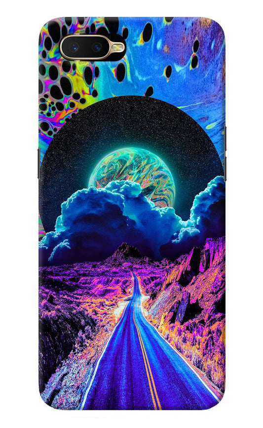 Psychedelic Painting Oppo K1 Back Cover