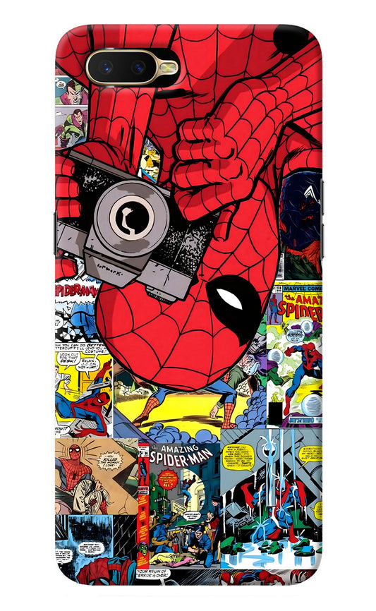 Spider Man Oppo K1 Back Cover