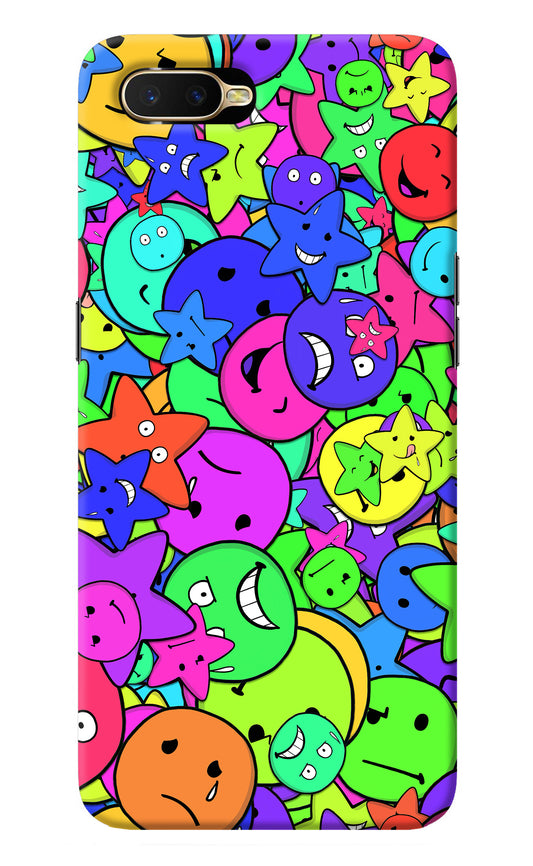 Fun Doodle Oppo K1 Back Cover