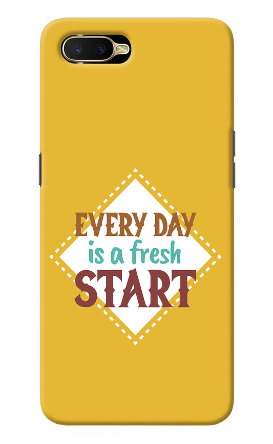 Every day is a Fresh Start Oppo K1 Back Cover