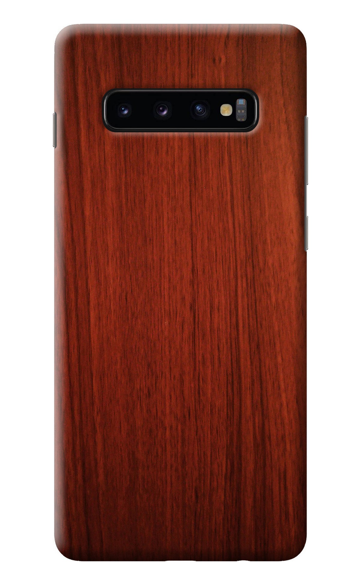 Wooden Plain Pattern Samsung S10 Plus Back Cover