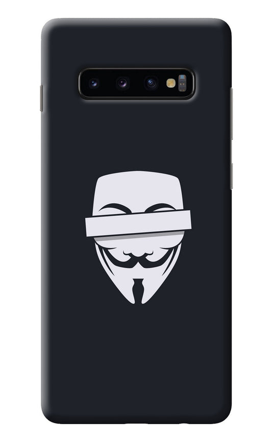 Anonymous Face Samsung S10 Plus Back Cover