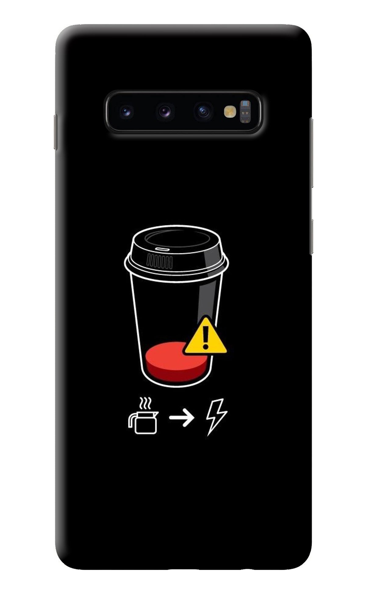 Coffee Samsung S10 Plus Back Cover