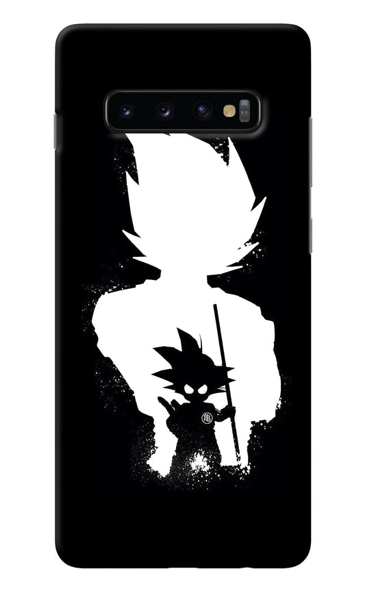 Goku Shadow Samsung S10 Plus Back Cover