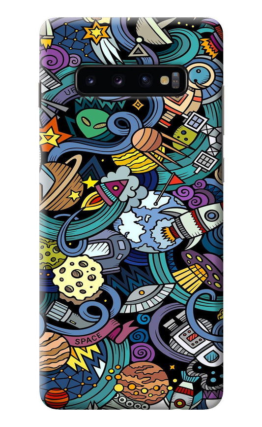 Space Abstract Samsung S10 Plus Back Cover