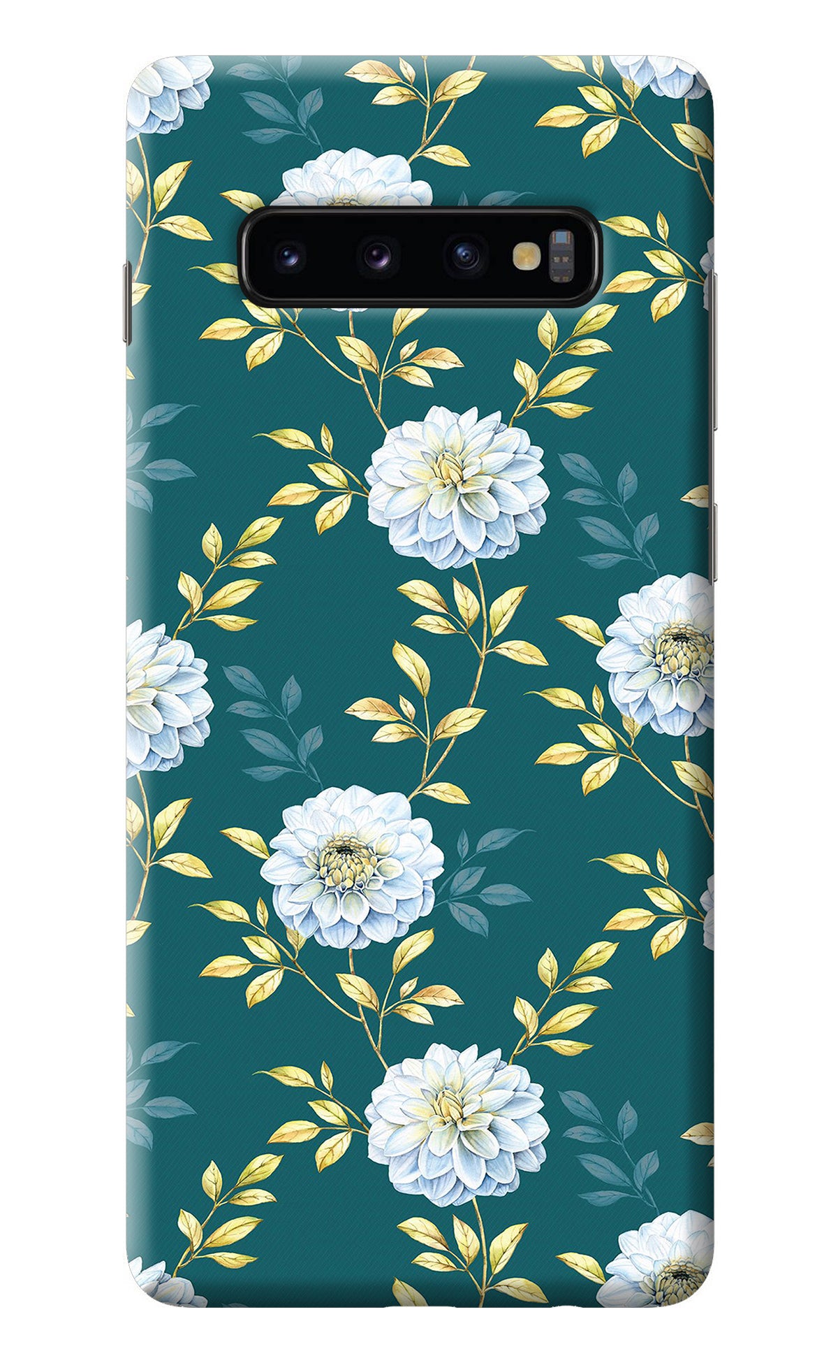 Flowers Samsung S10 Plus Back Cover