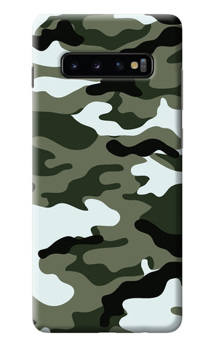 Camouflage Samsung S10 Plus Back Cover