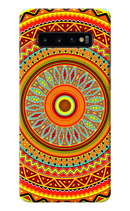 Mandala Pattern Samsung S10 Plus Back Cover