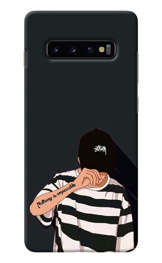 Aesthetic Boy Samsung S10 Plus Back Cover