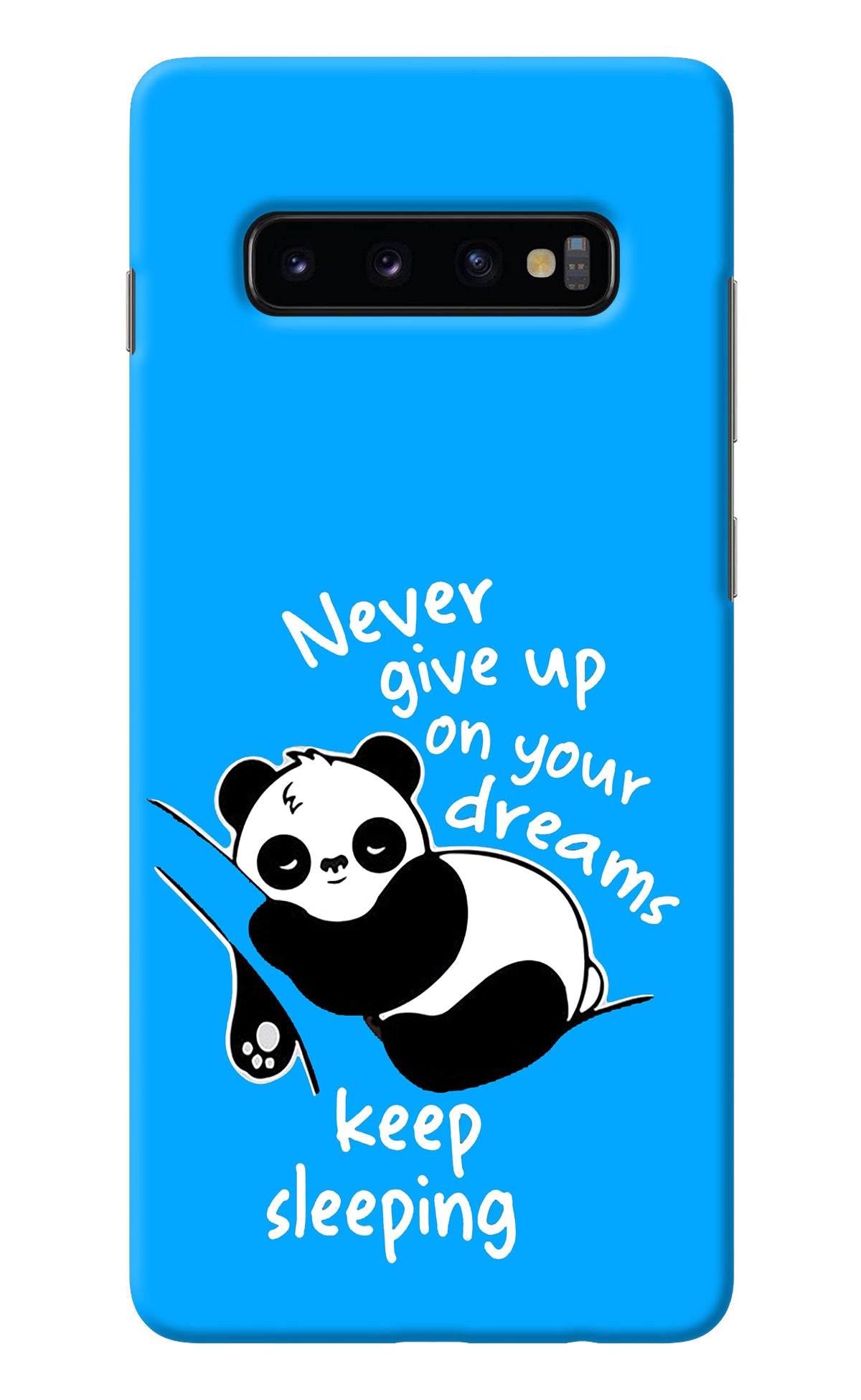 Keep Sleeping Samsung S10 Plus Back Cover