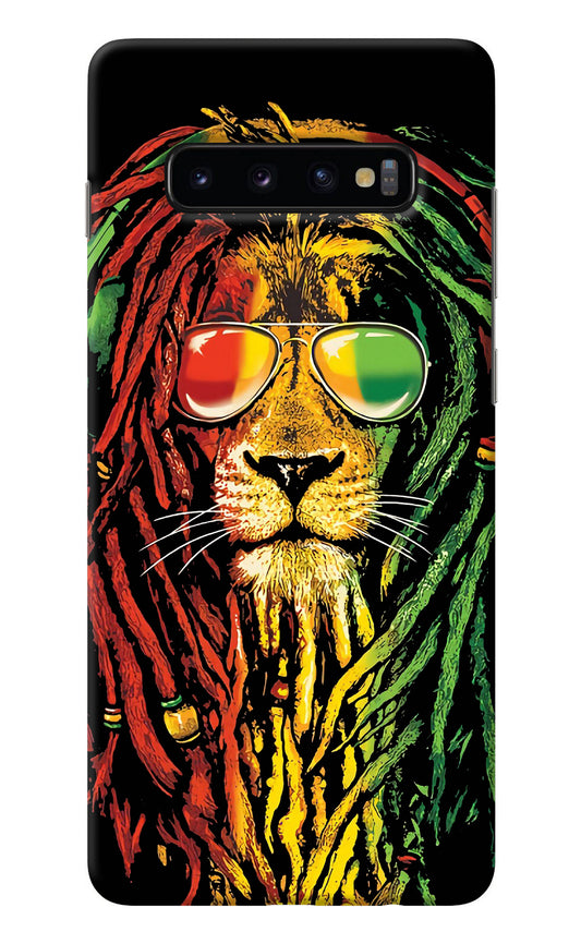 Rasta Lion Samsung S10 Plus Back Cover