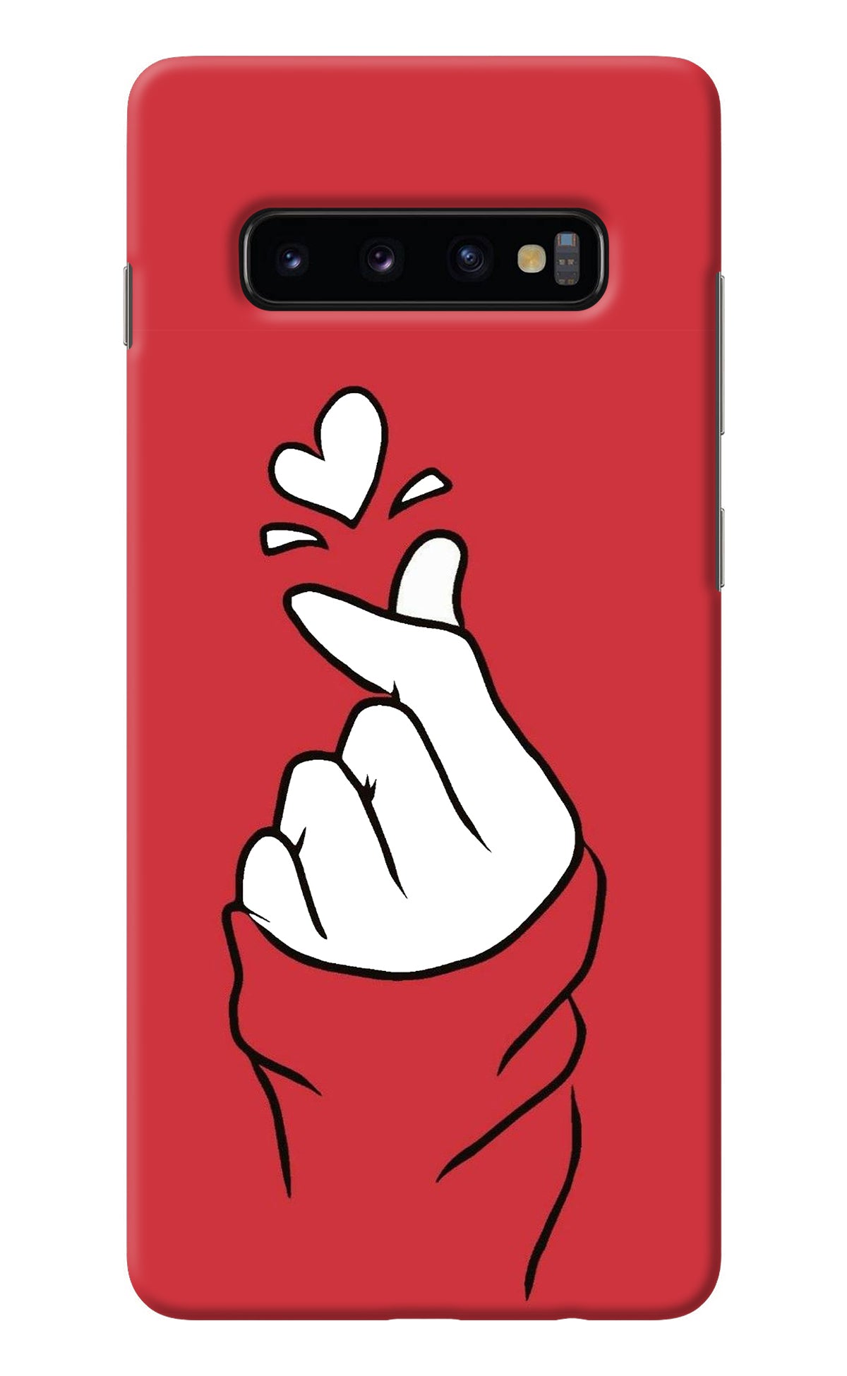 Korean Love Sign Samsung S10 Plus Back Cover