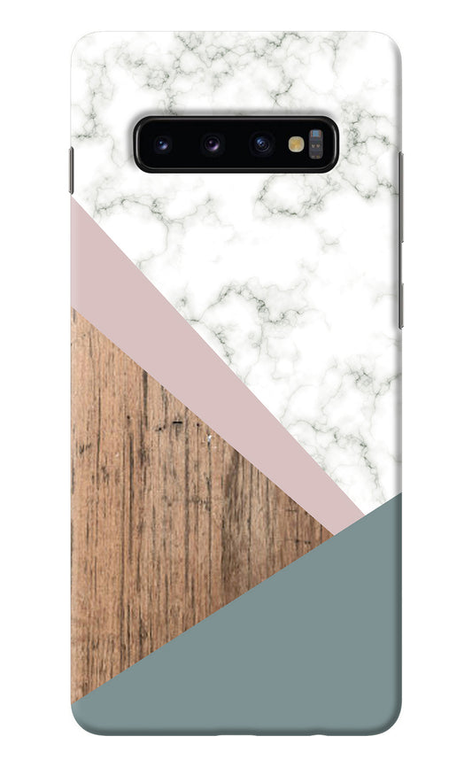 Marble wood Abstract Samsung S10 Plus Back Cover
