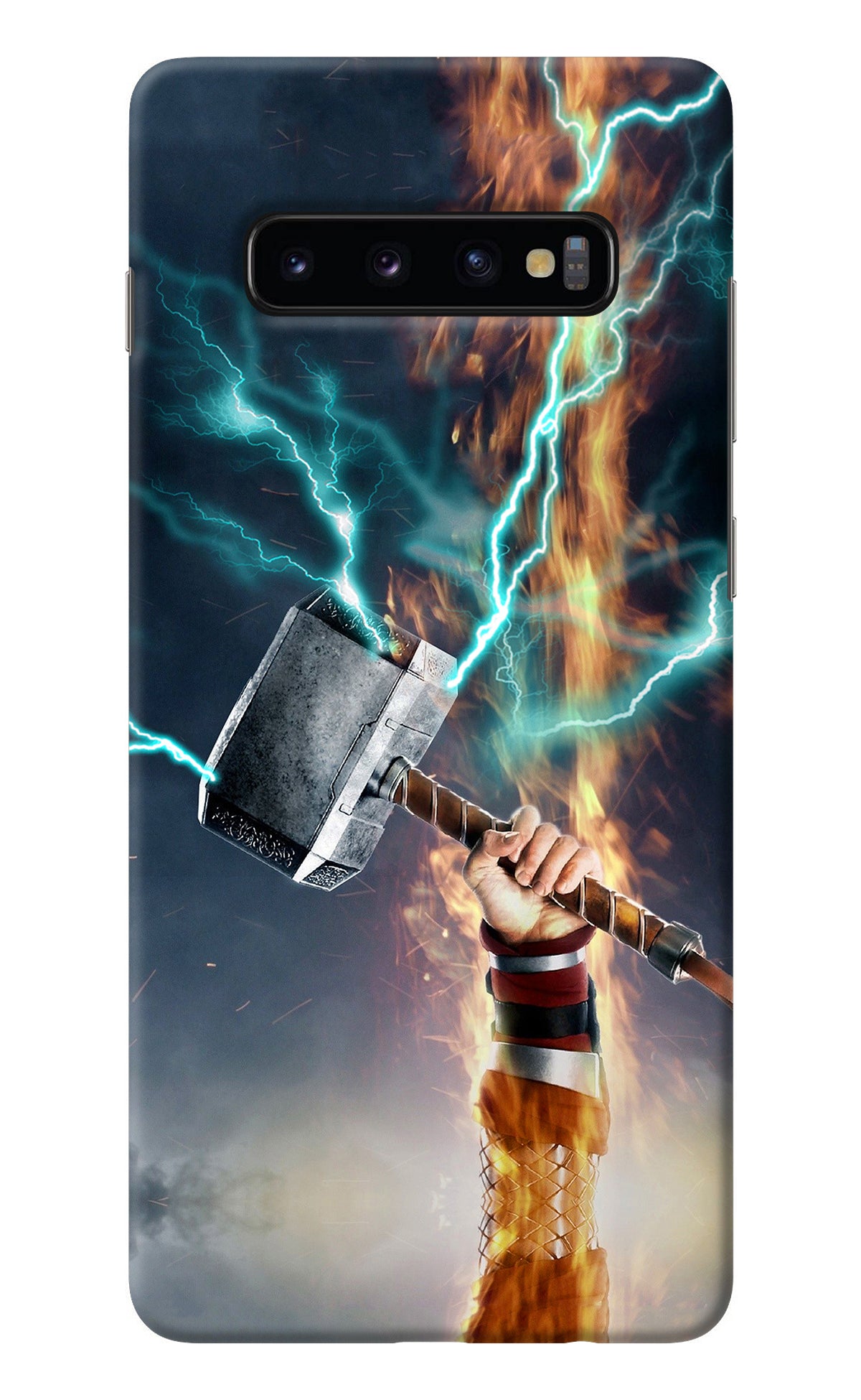 Thor Hammer Mjolnir Samsung S10 Plus Back Cover