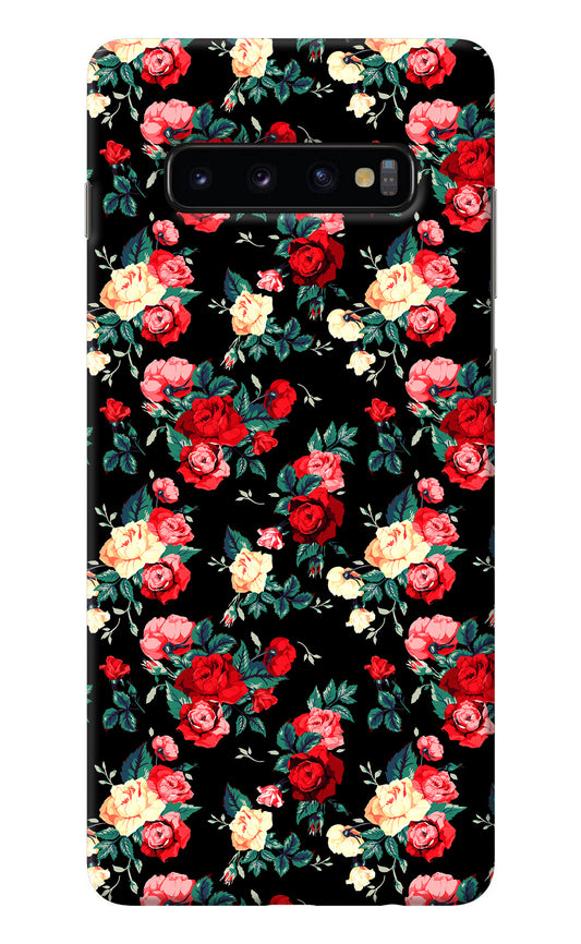 Rose Pattern Samsung S10 Plus Back Cover