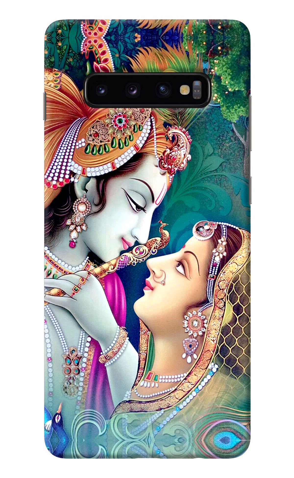 Lord Radha Krishna Samsung S10 Plus Back Cover