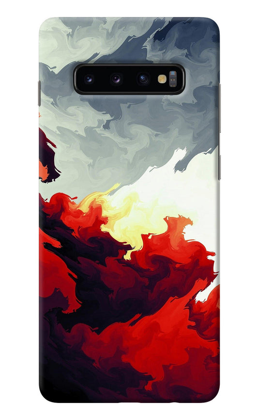 Fire Cloud Samsung S10 Plus Back Cover