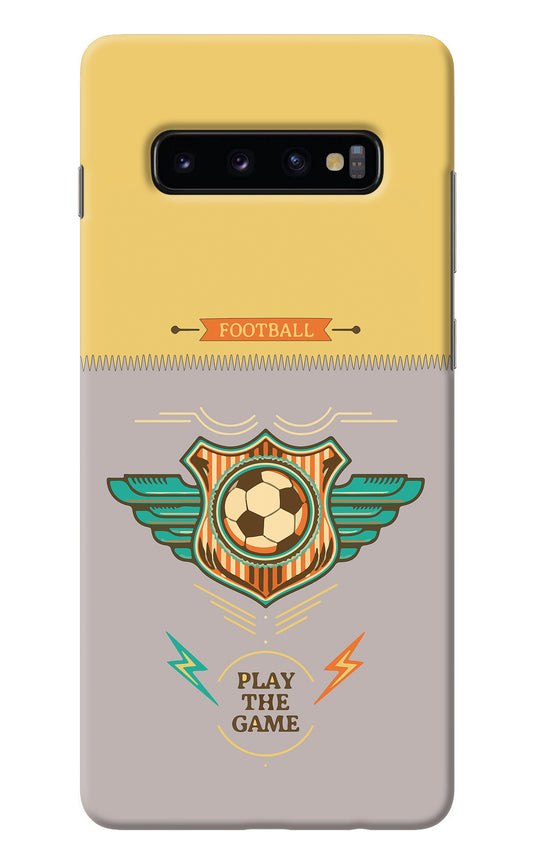 Football Samsung S10 Plus Back Cover