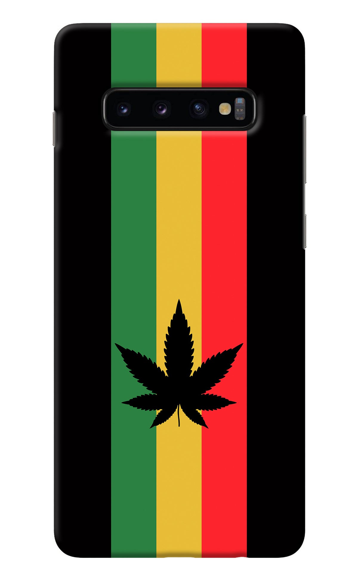 Weed Flag Samsung S10 Plus Back Cover