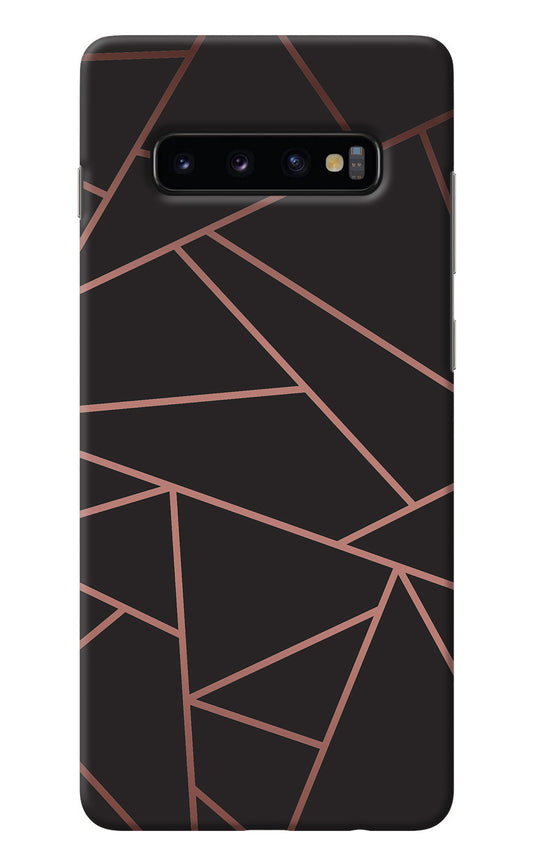 Geometric Pattern Samsung S10 Plus Back Cover