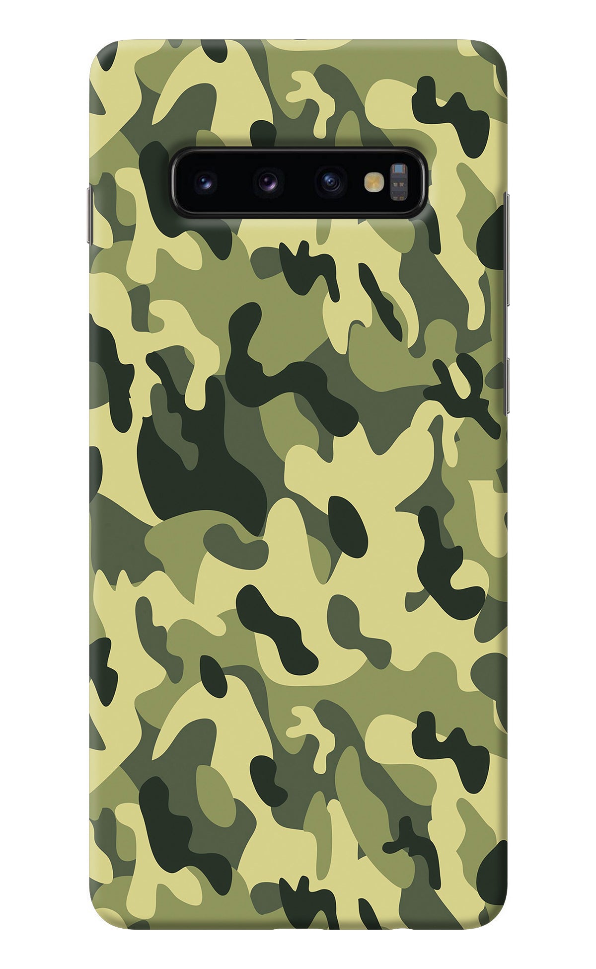 Camouflage Samsung S10 Plus Back Cover