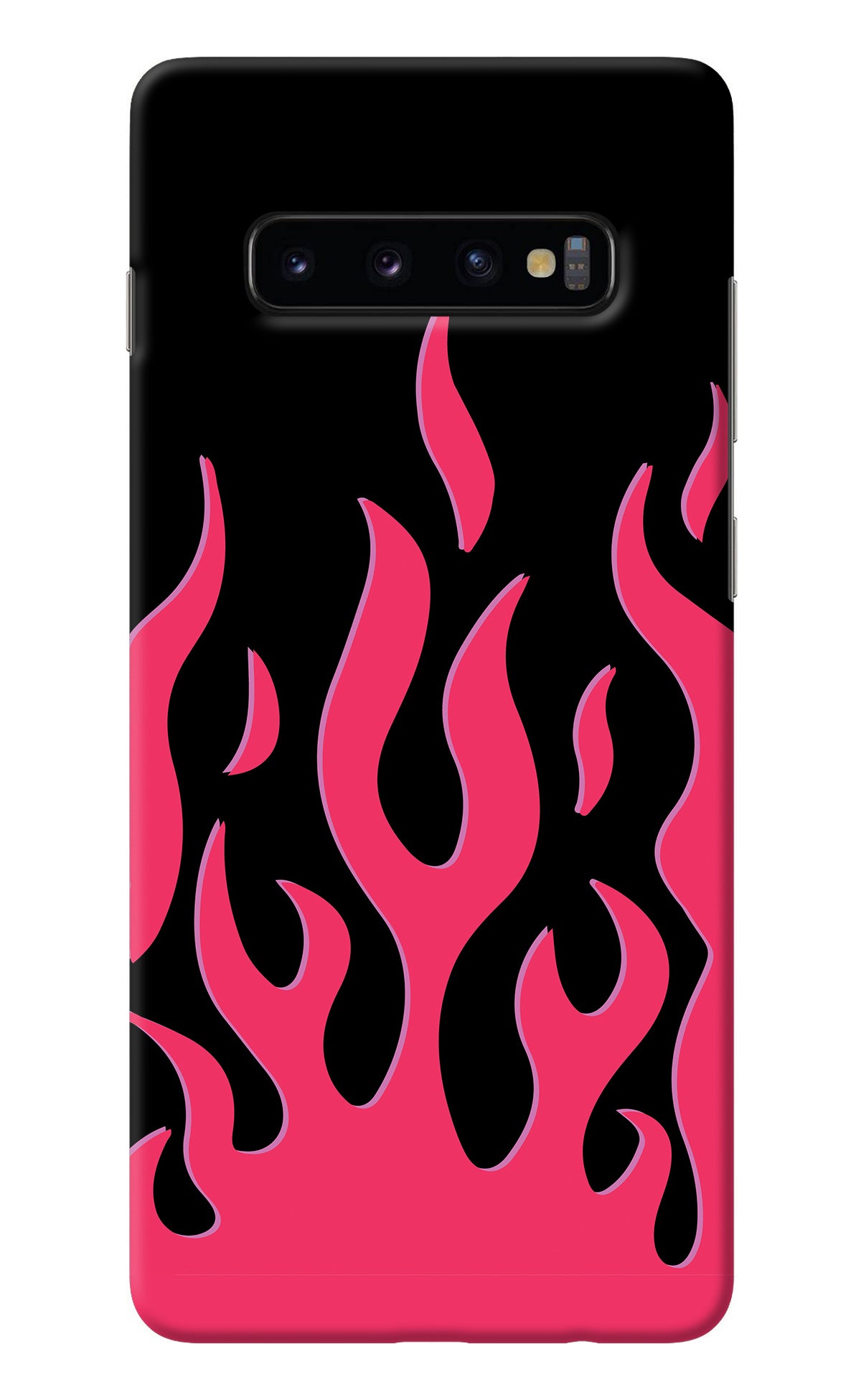 Fire Flames Samsung S10 Plus Back Cover