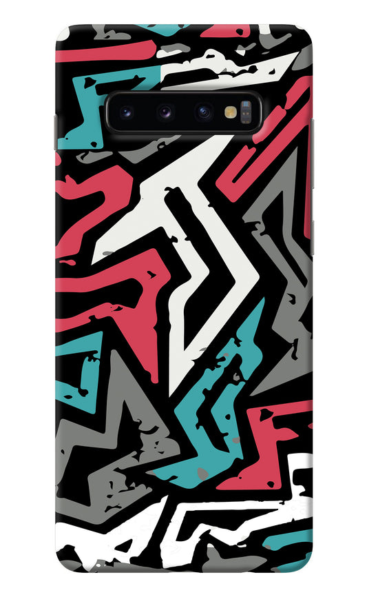 Geometric Graffiti Samsung S10 Plus Back Cover