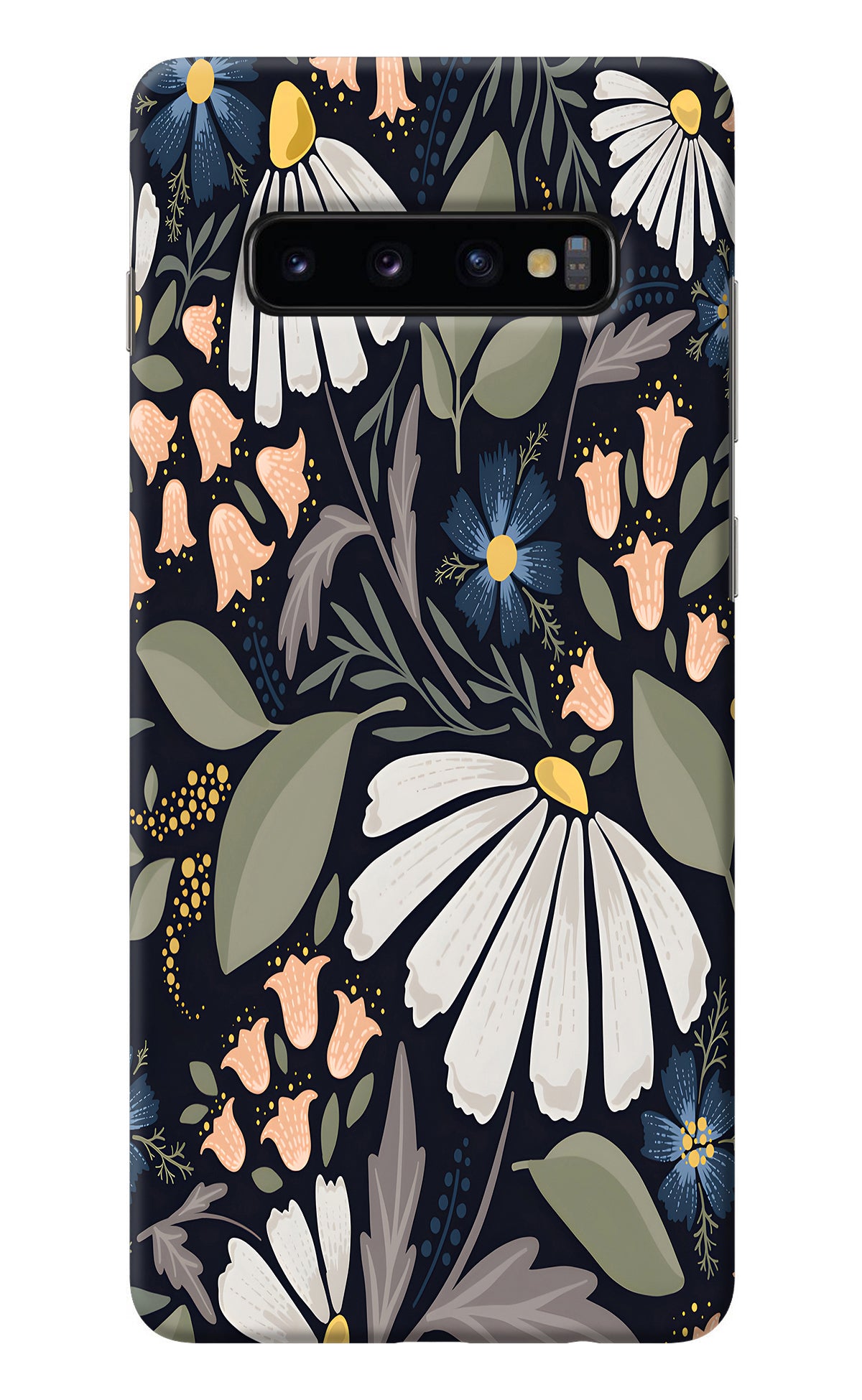 Flowers Art Samsung S10 Plus Back Cover