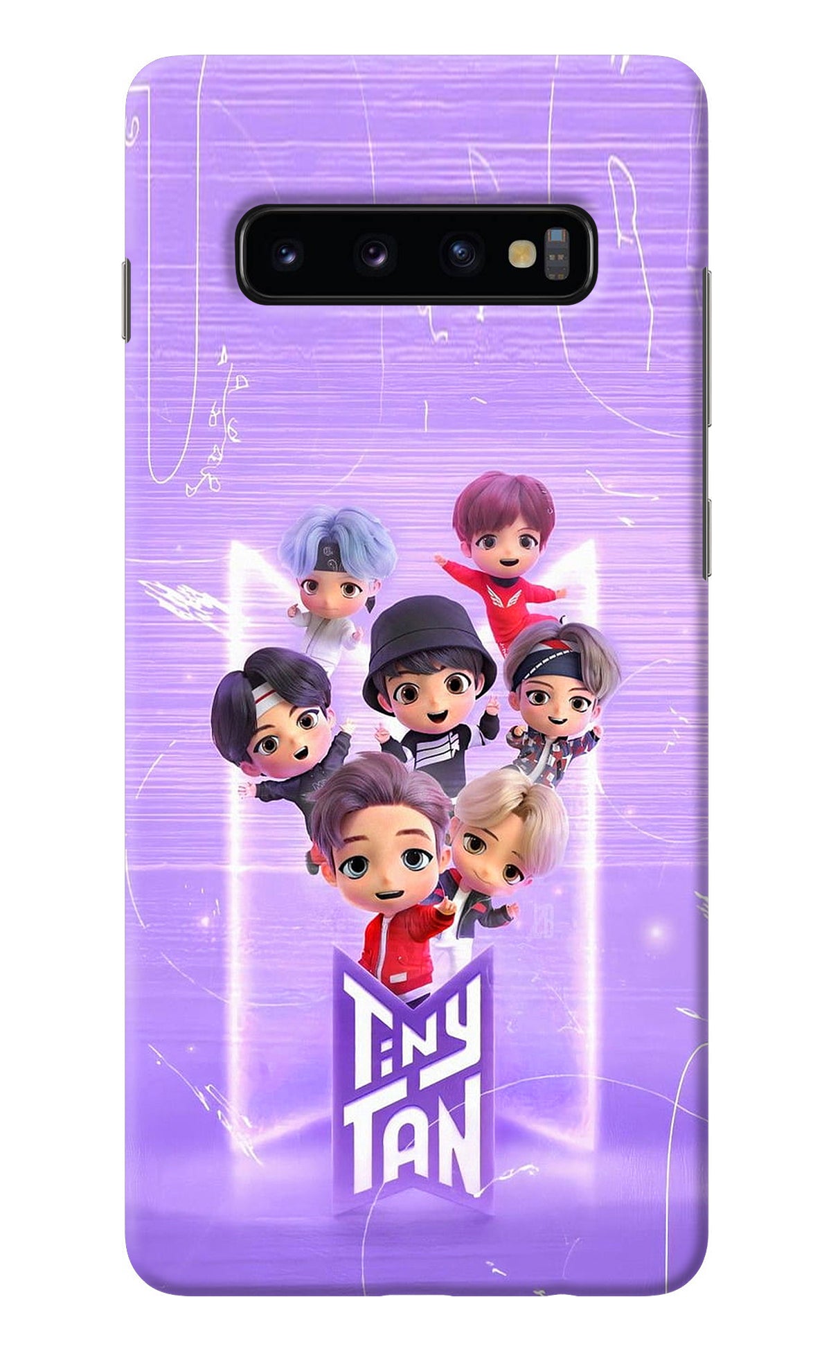 BTS Tiny Tan Samsung S10 Plus Back Cover