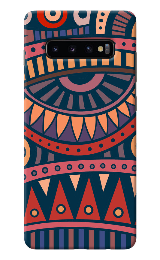 African Culture Design Samsung S10 Plus Back Cover