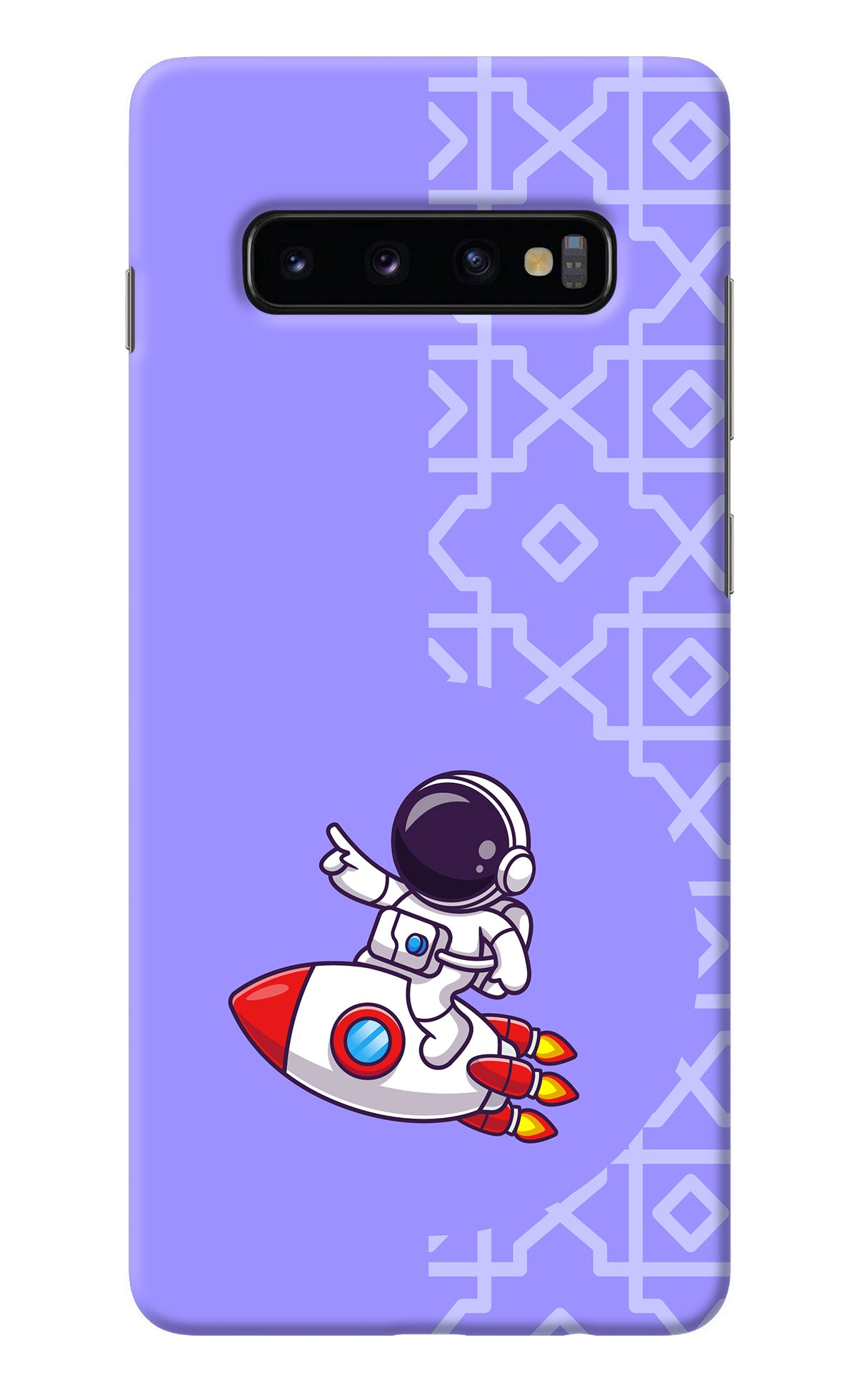 Cute Astronaut Samsung S10 Plus Back Cover