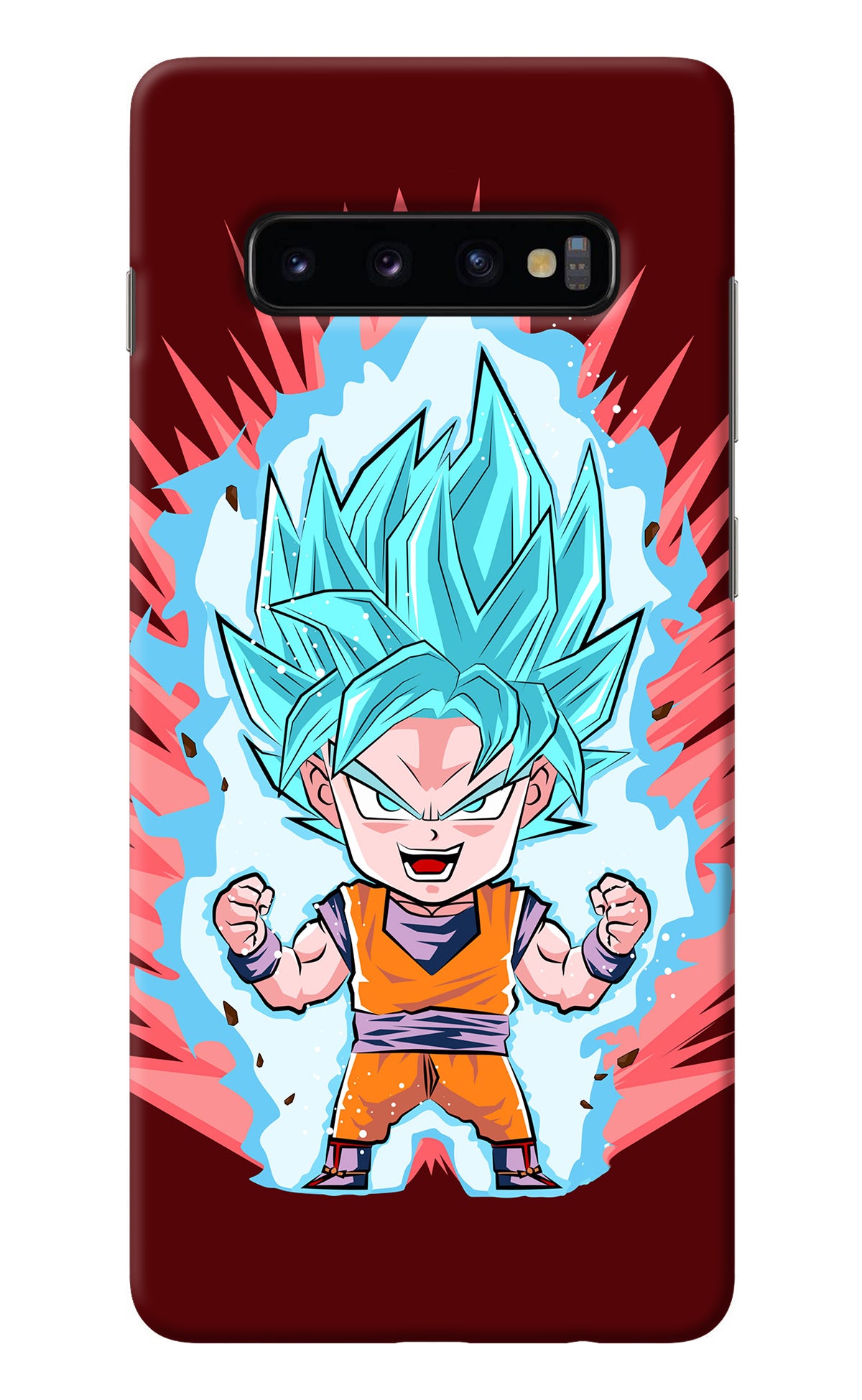 Goku Little Samsung S10 Plus Back Cover
