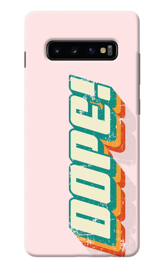 Dope Samsung S10 Plus Back Cover