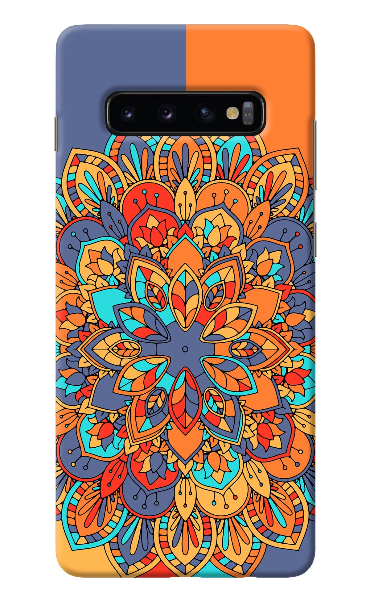 Color Mandala Samsung S10 Plus Back Cover