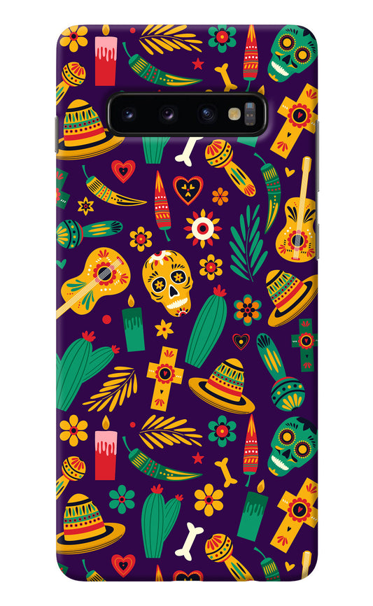 Mexican Artwork Samsung S10 Plus Back Cover