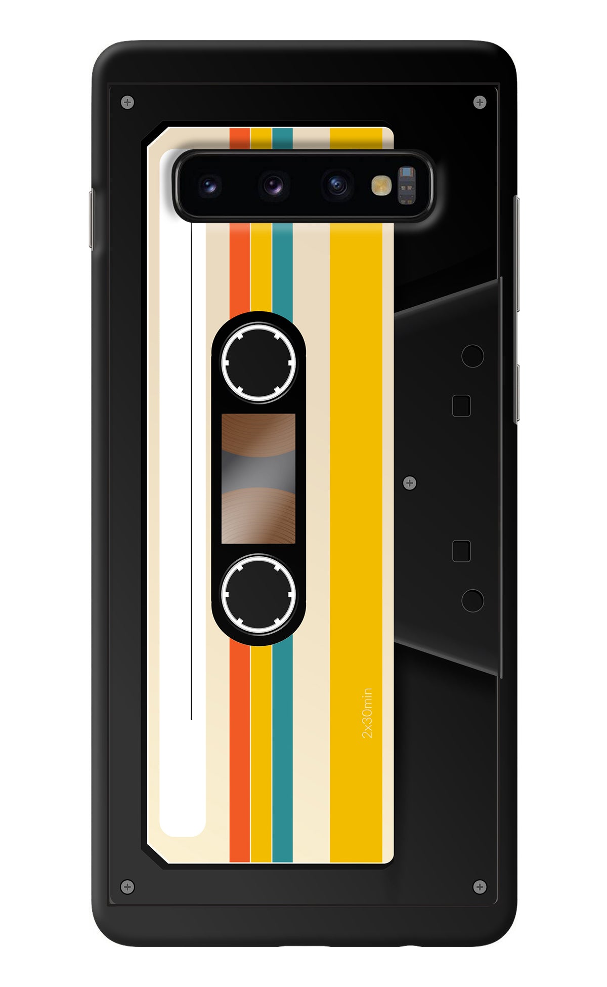 Tape Cassette Samsung S10 Plus Back Cover