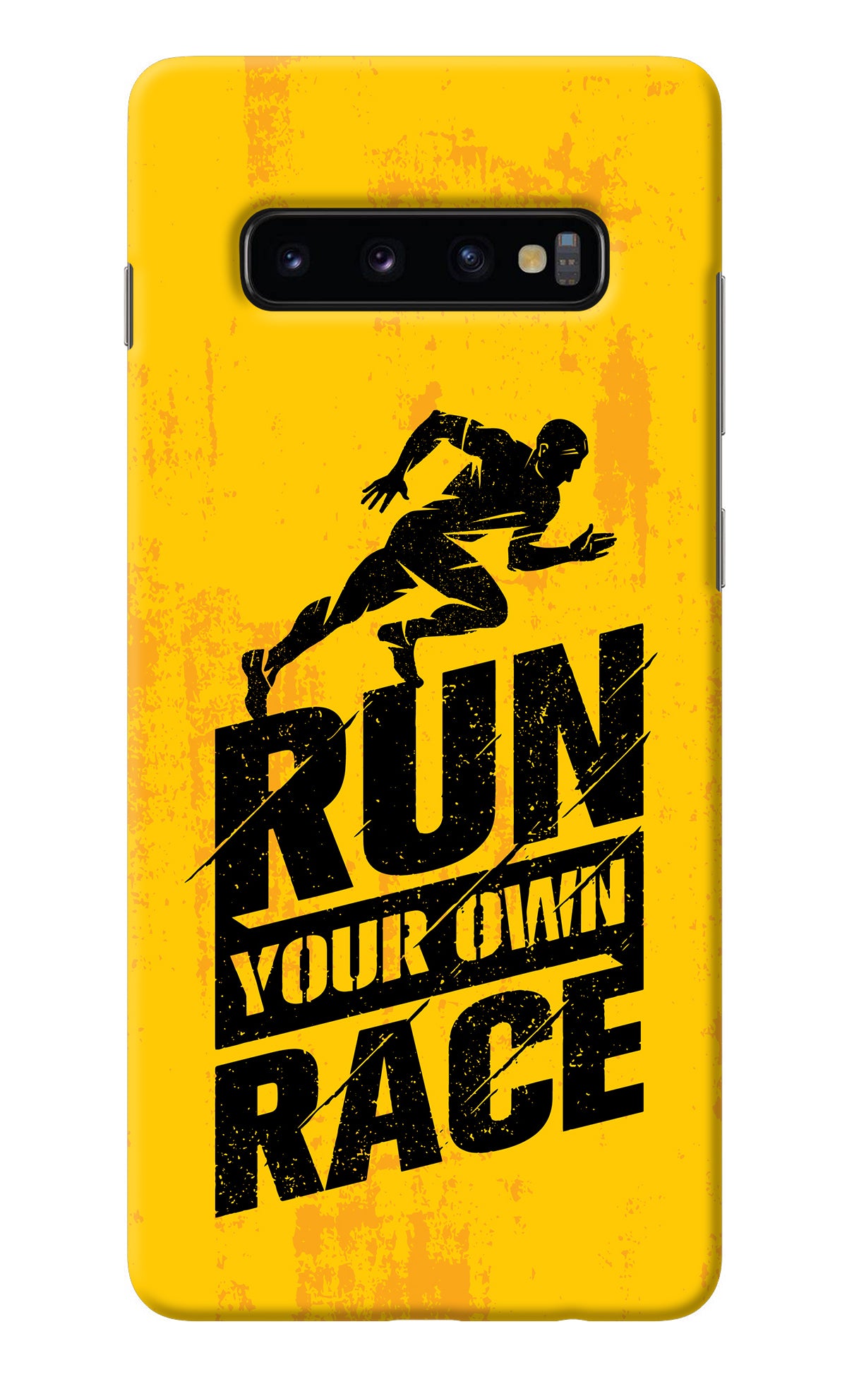 Run Your Own Race Samsung S10 Plus Back Cover