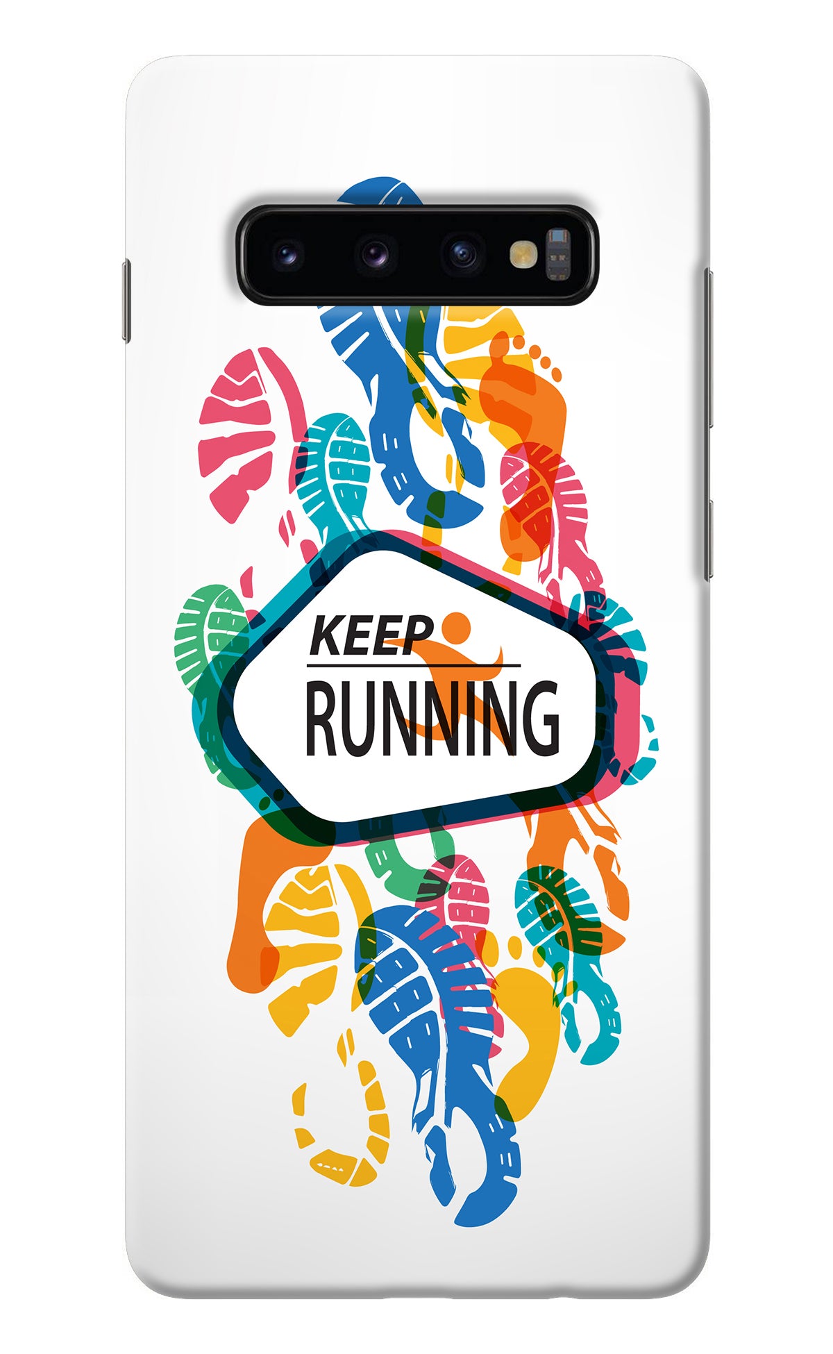 Keep Running Samsung S10 Plus Back Cover