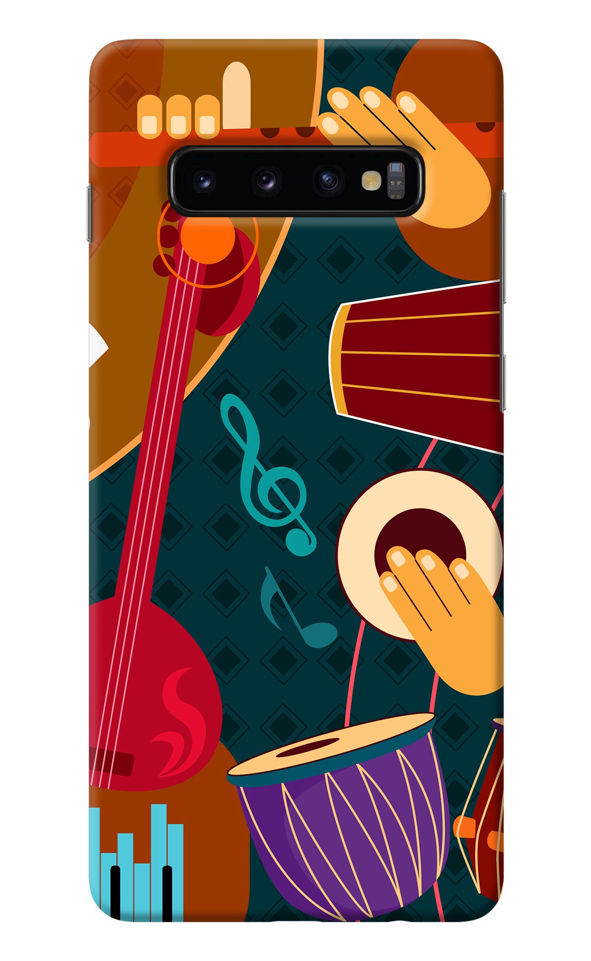 Music Instrument Samsung S10 Plus Back Cover