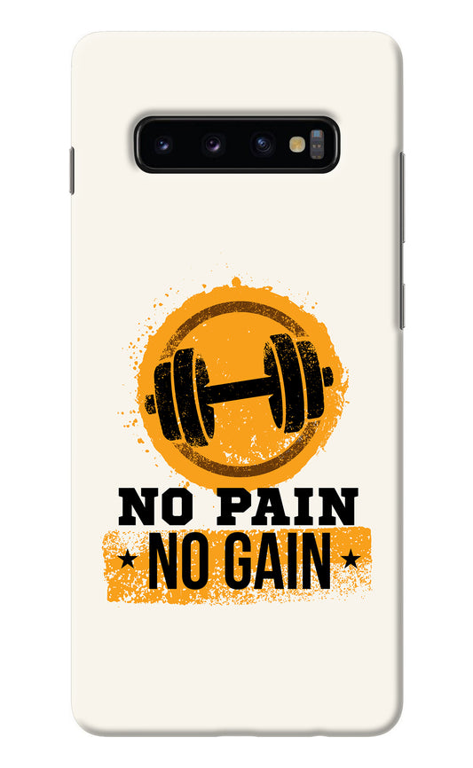 No Pain No Gain Samsung S10 Plus Back Cover