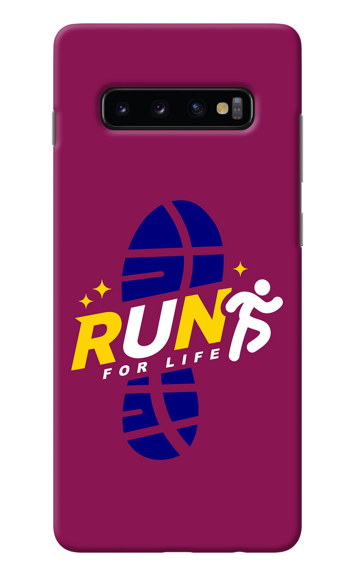 Run for Life Samsung S10 Plus Back Cover