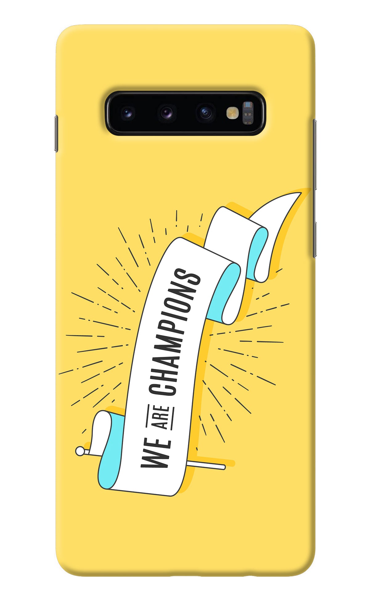 We are Champions Samsung S10 Plus Back Cover