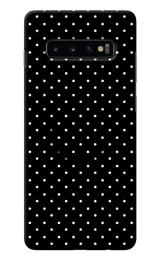 White Dots Samsung S10 Plus Pop Case