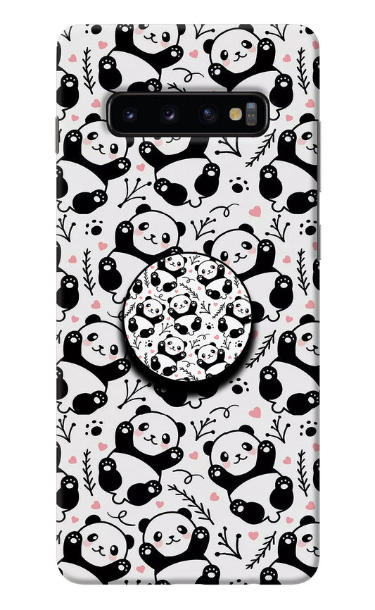 Cute Panda Samsung S10 Plus Pop Case