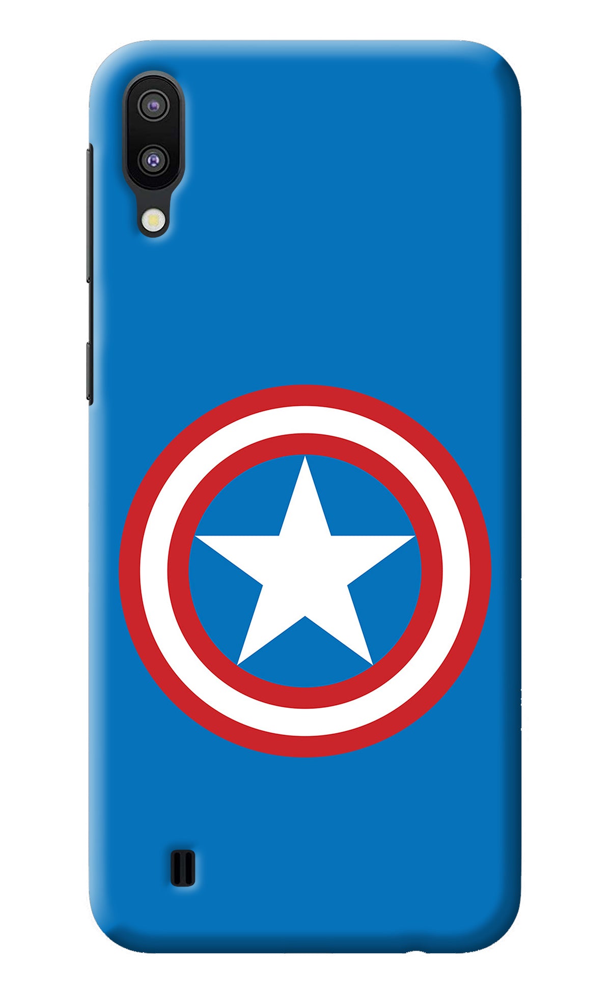 Captain America Logo Samsung M10 Back Cover