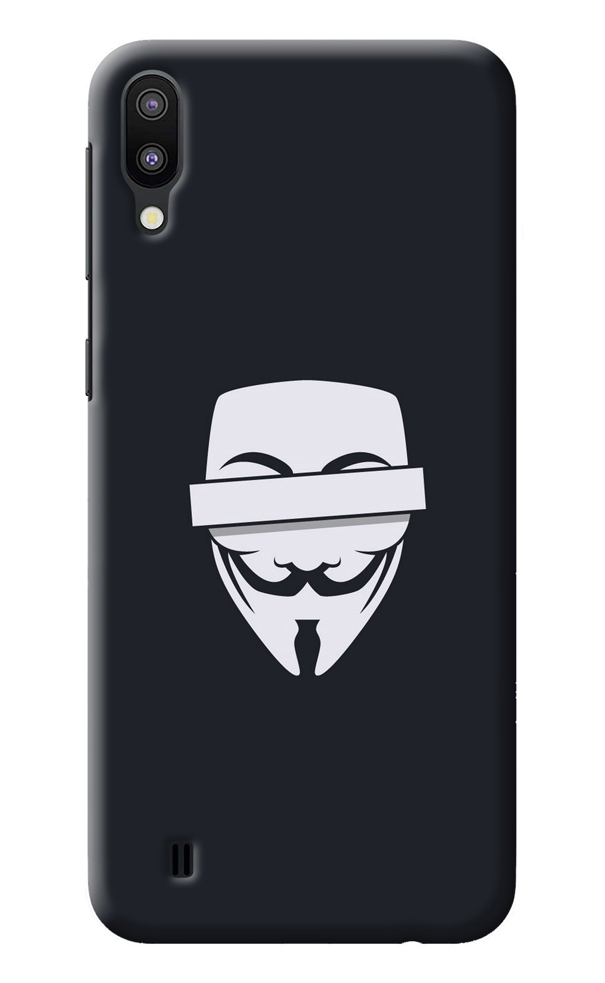 Anonymous Face Samsung M10 Back Cover