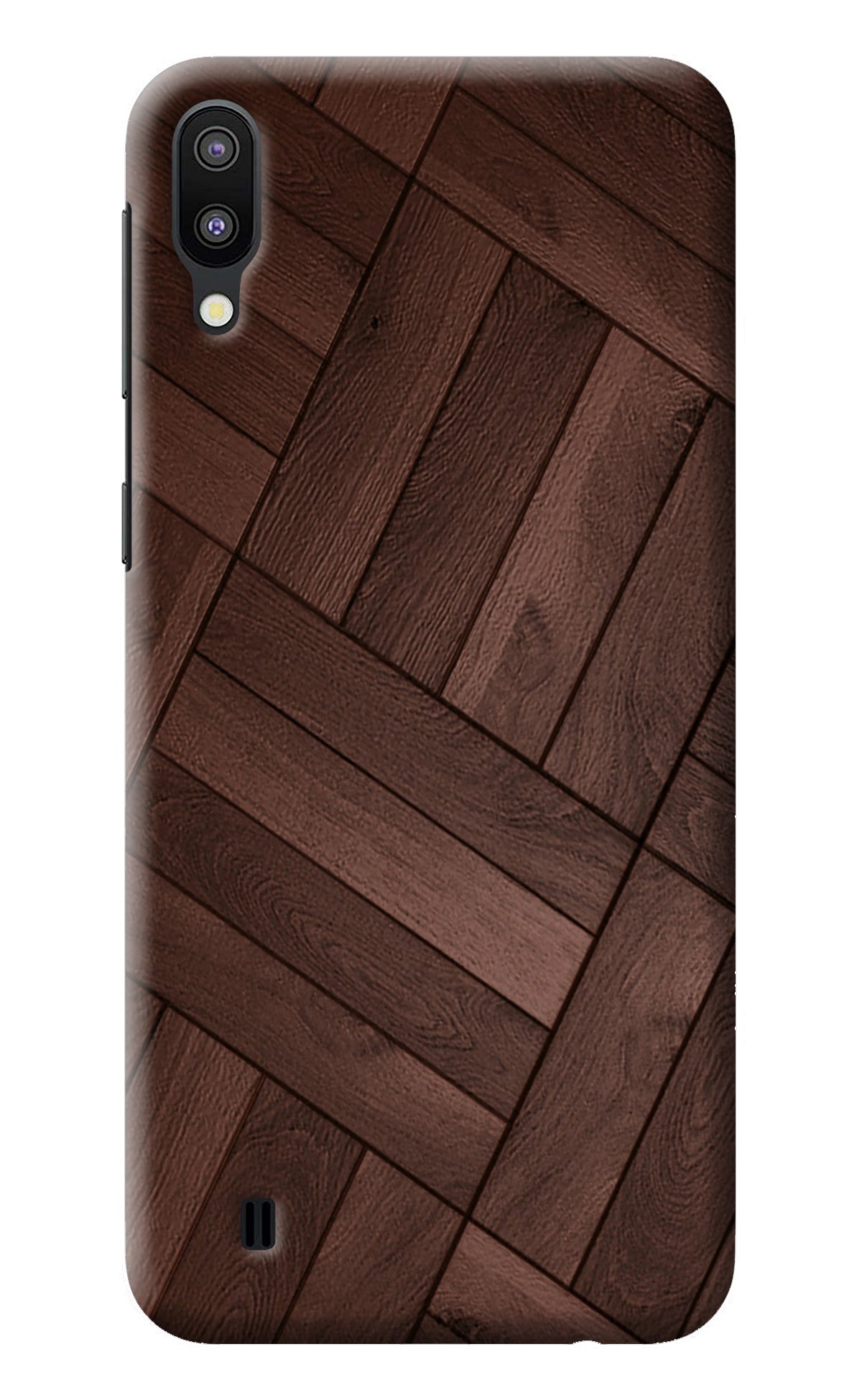 Wooden Texture Design Samsung M10 Back Cover