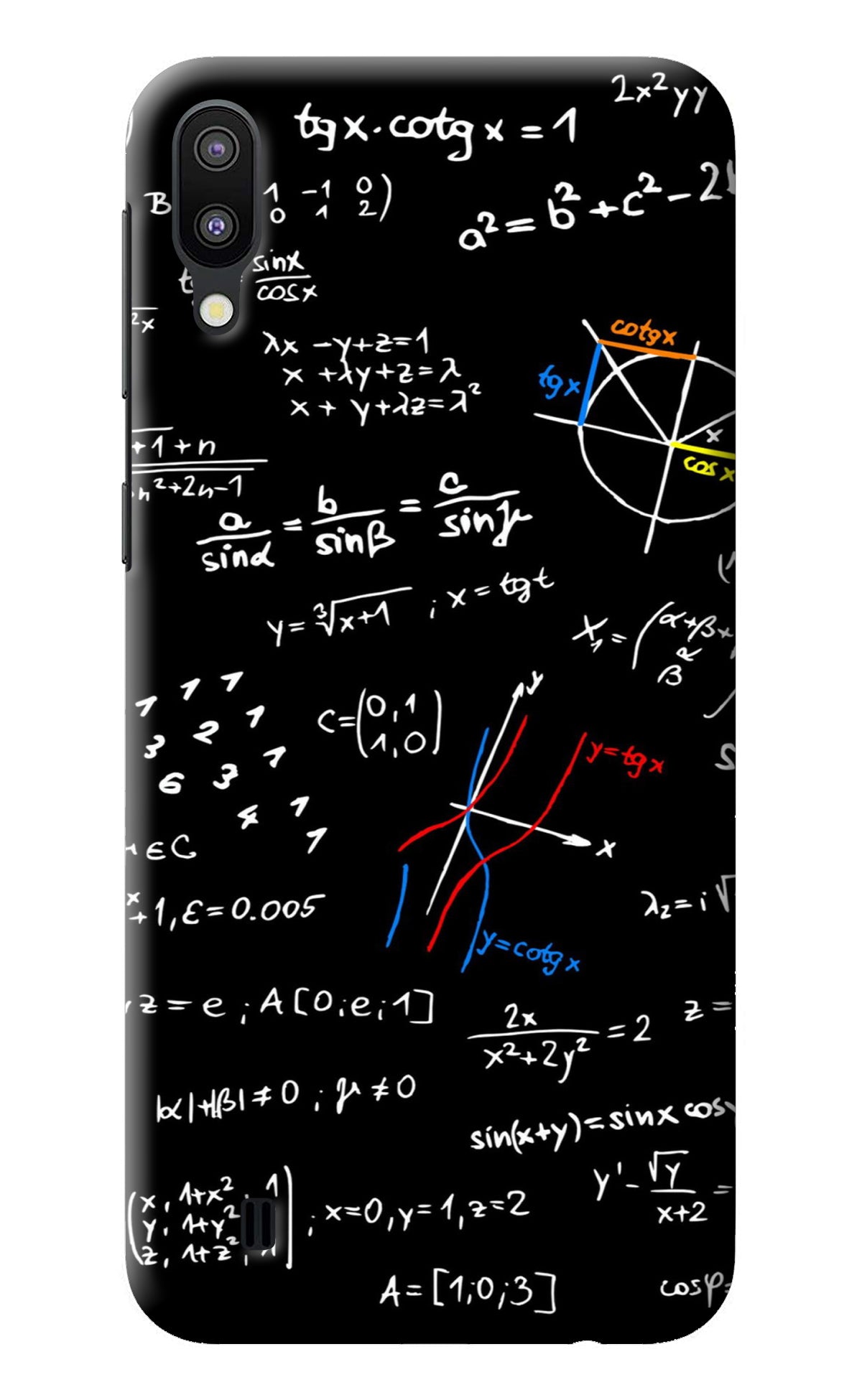 Mathematics Formula Samsung M10 Back Cover