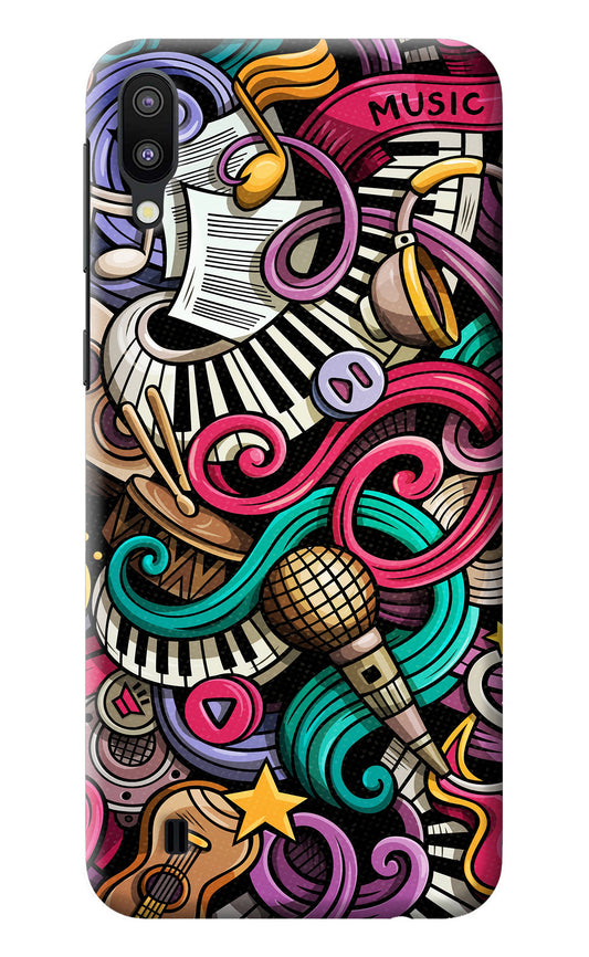 Music Abstract Samsung M10 Back Cover