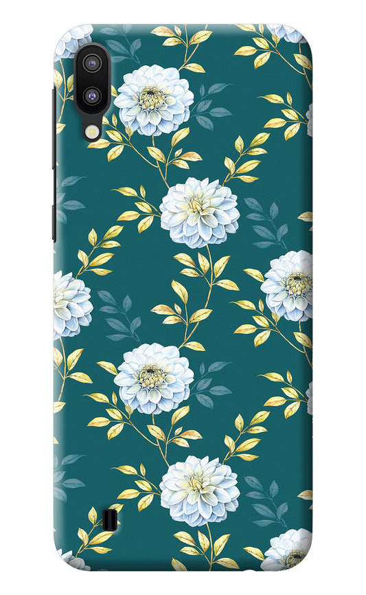 Flowers Samsung M10 Back Cover
